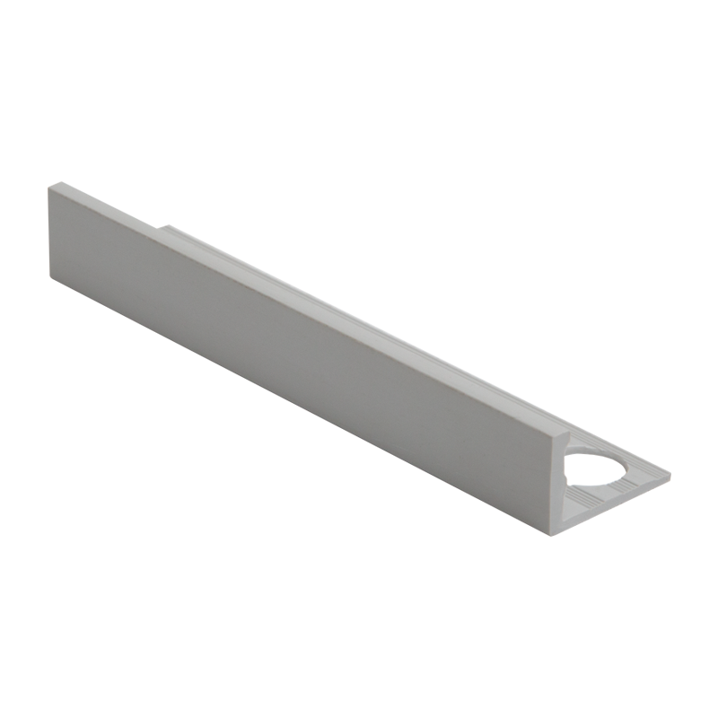 10mm ESP100.11 Genesis Plastic Straight Edge Tile Trim Grey ESP Buy